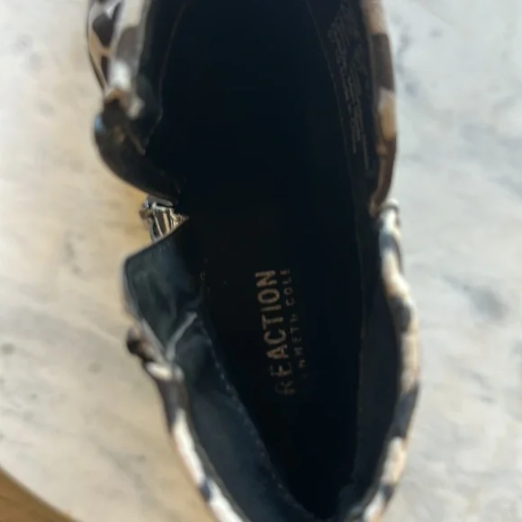 Kenneth Cole Reaction Mix Animal Print Kick Bit Booties - Picture 9 of 10